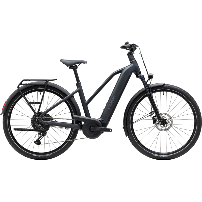 Balfes Bikes Cube Touring Hybrid ONE 600 Trapeze Electric Hybrid Bike 2027 in Grey Coolgrey | Free postage over £30, £10 off first order, price match & 0% finance.
