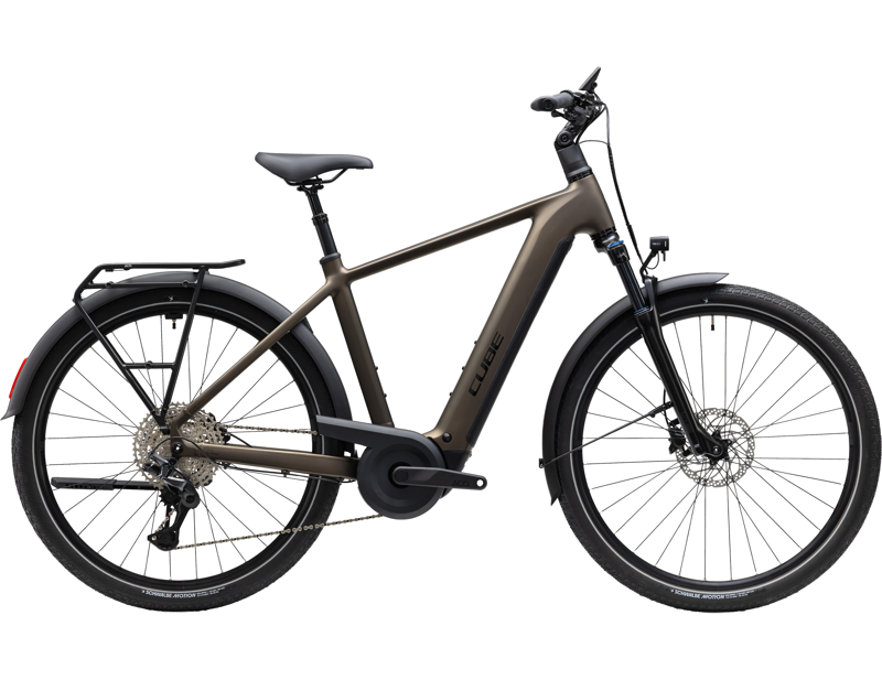 Cube Touring Hybrid Pro 800 Electric Hybrid Bike 2027 in Metallicumbra Black