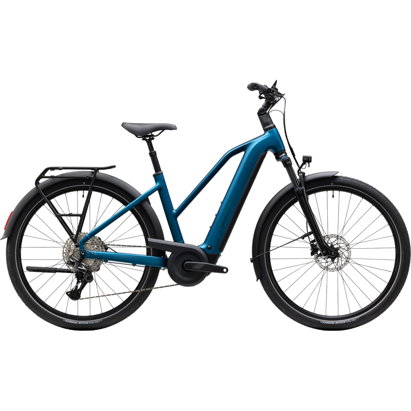 Balfes Bikes Cube Touring Hybrid Pro 800 Trapeze Electric Hybrid Bike 2027 in Electricblue/Prizm | Free postage over £30, £10 off first order, price match & 0% finance.