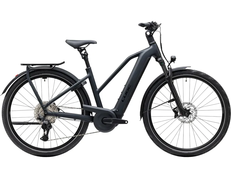 Cube Kathmandu Hybrid Pro 800 Electric Aluminium bike 2027 in Coal/Black