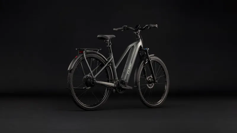 Cube Kathmandu Hybrid Deluxe Pro 800 Electric Aluminium bike 2027 in Blackforest/Chrome-3
