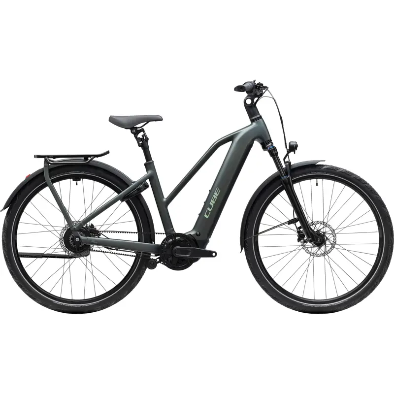 Balfes Bikes Cube Kathmandu Hybrid Deluxe Pro 800 Electric Aluminium bike 2027 in Blackforest/Chrome | Free postage over £30, £10 off first order, price match & 0% finance.