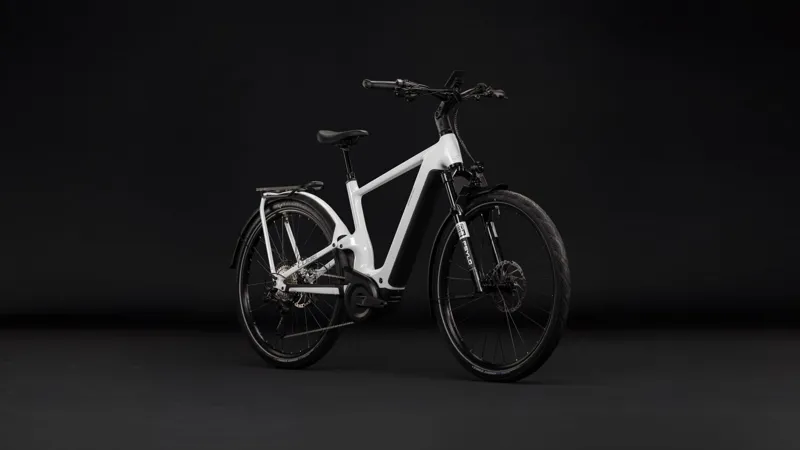 Cube Kathmandu Hybrid One11 HPC SLX 800 Electric Carbon bike 2027 in Metallicwhite/Prizm-1