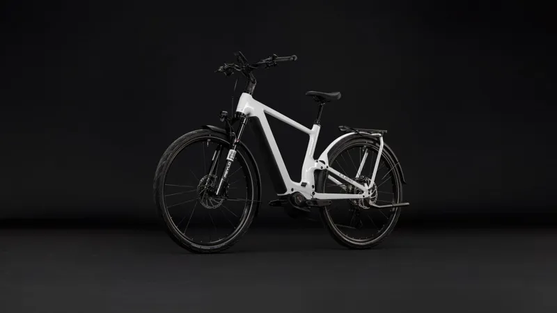 Cube Kathmandu Hybrid One11 HPC SLX 800 Electric Carbon bike 2027 in Metallicwhite/Prizm-3