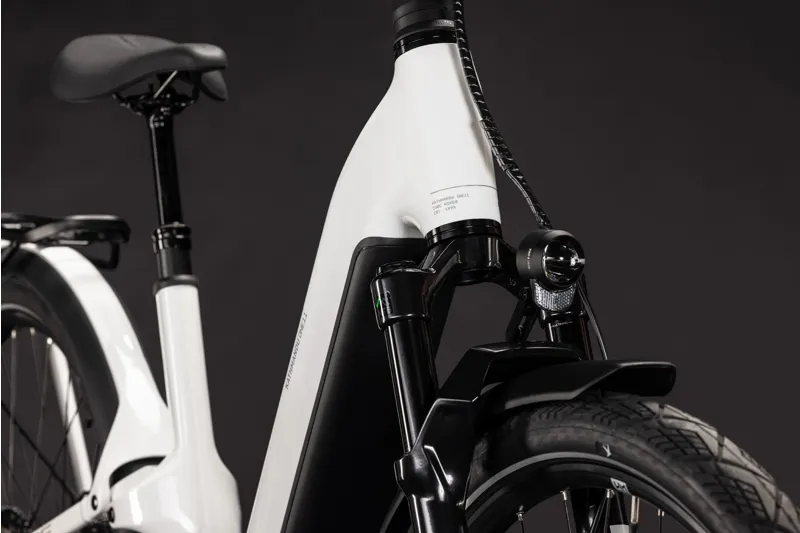 Cube Kathmandu Hybrid One11 HPC SLX 800 Electric Carbon bike 2027 in Metallicwhite/Prizm-10