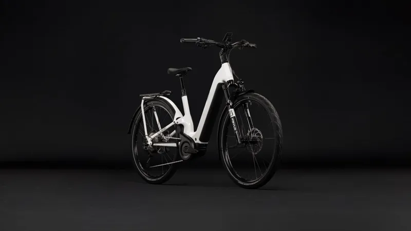 Cube Kathmandu Hybrid One11 HPC SLX 800 Electric Carbon bike 2027 in Metallicwhite/Prizm-1