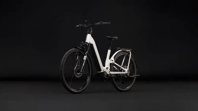 Cube Kathmandu Hybrid One11 HPC SLX 800 Electric Carbon bike 2027 in Metallicwhite/Prizm-3