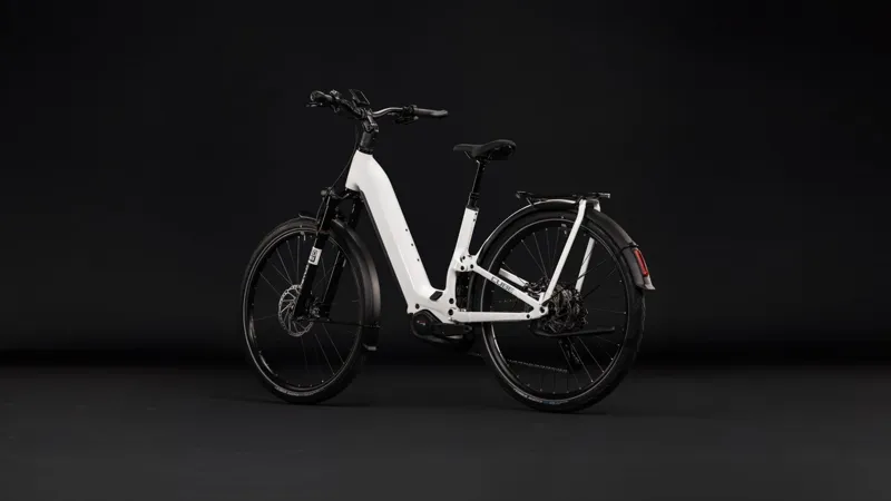 Cube Kathmandu Hybrid One11 HPC SLX 800 Electric Carbon bike 2027 in Metallicwhite/Prizm-2