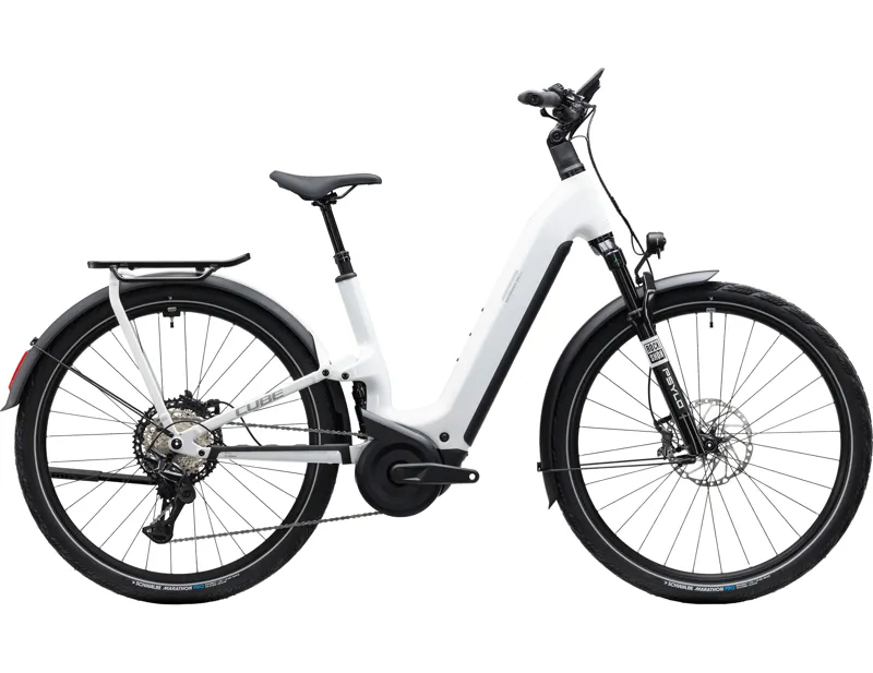 Cube Kathmandu Hybrid One11 HPC SLX 800 Electric Carbon bike 2027 in Metallicwhite/Prizm