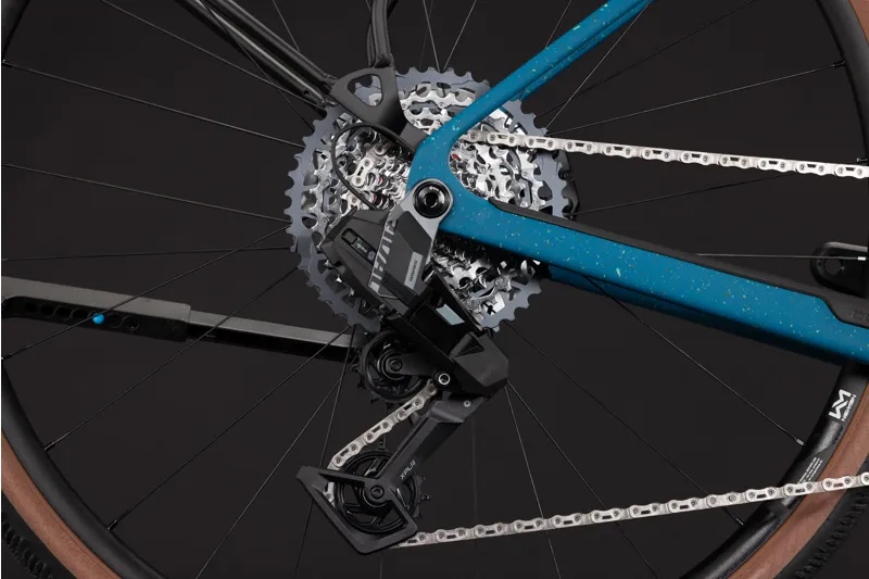 Cube Nuroad Hybrid C:62 EXC 400X FE Electric Carbon Gravel Bike 2027 in Tropicalteal/Black-7