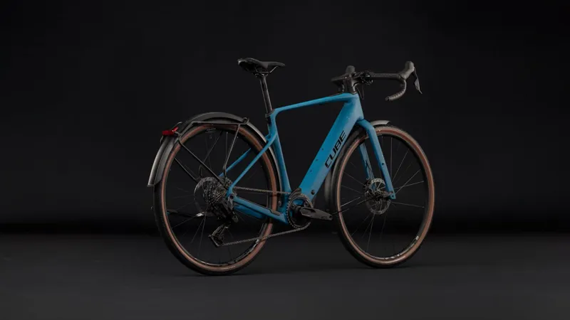Cube Nuroad Hybrid C:62 EXC 400X FE Electric Carbon Gravel Bike 2027 in Tropicalteal/Black-4