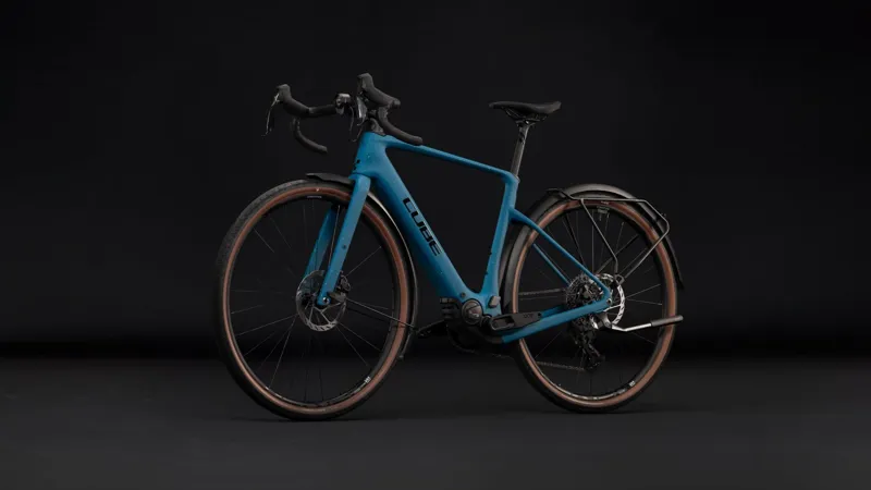 Cube Nuroad Hybrid C:62 EXC 400X FE Electric Carbon Gravel Bike 2027 in Tropicalteal/Black-3