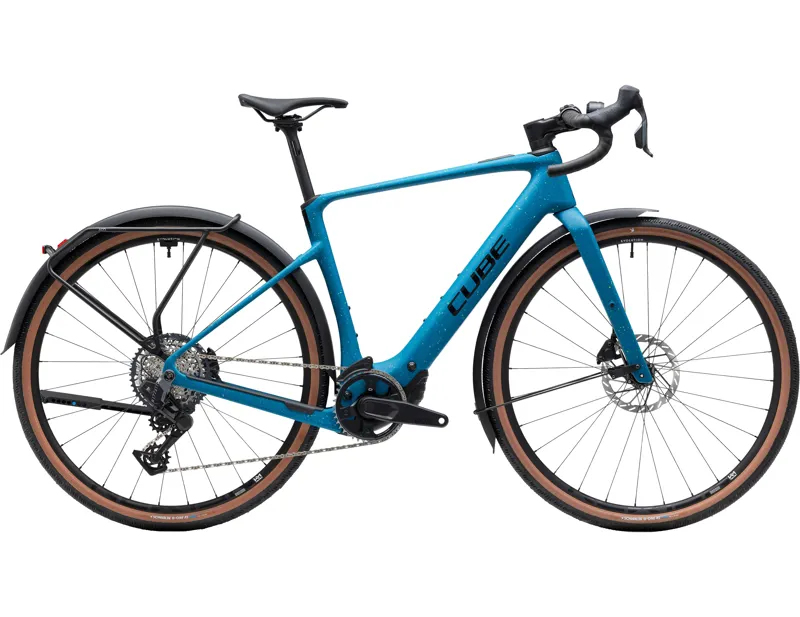 Cube Nuroad Hybrid C:62 EXC 400X FE Electric Carbon Gravel Bike 2027 in Tropicalteal/Black