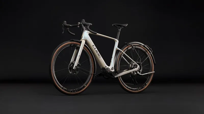 Cube Nuroad Hybrid C:62 SLX 400X FE Electric Carbon Gravel Bike 2027 in Glintsand/Black-3