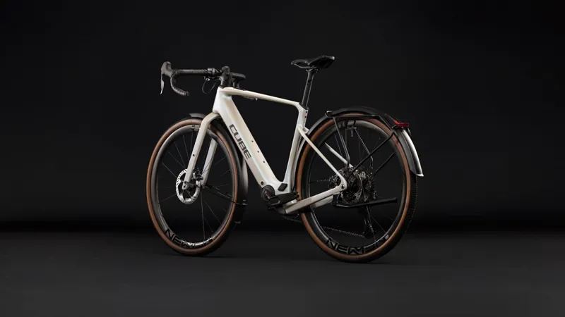Cube Nuroad Hybrid C:62 SLX 400X FE Electric Carbon Gravel Bike 2027 in Glintsand/Black-2