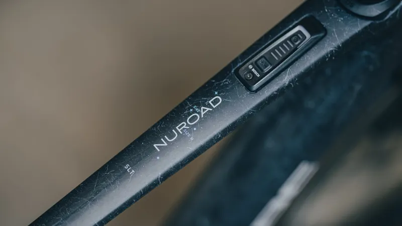 Cube Nuroad Hybrid C:62 SLT 400X Electric Carbon Gravel Bike 2027 in Onyxfibre/Blue-8