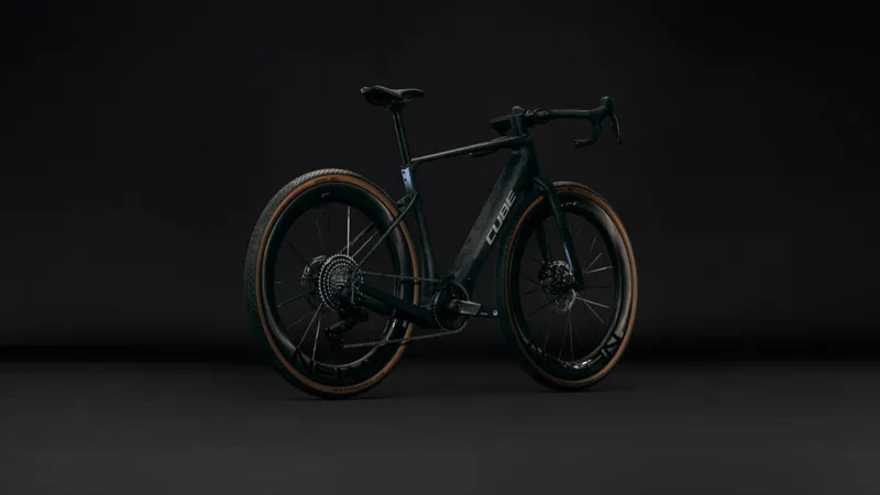Cube Nuroad Hybrid C:62 SLT 400X Electric Carbon Gravel Bike 2027 in Onyxfibre/Blue-3