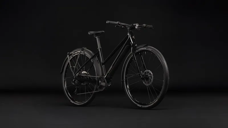 Cube Editor Hybrid One 360 FE Trapeze Electric Aluminium bike 2027 in Black/Irongrey-3