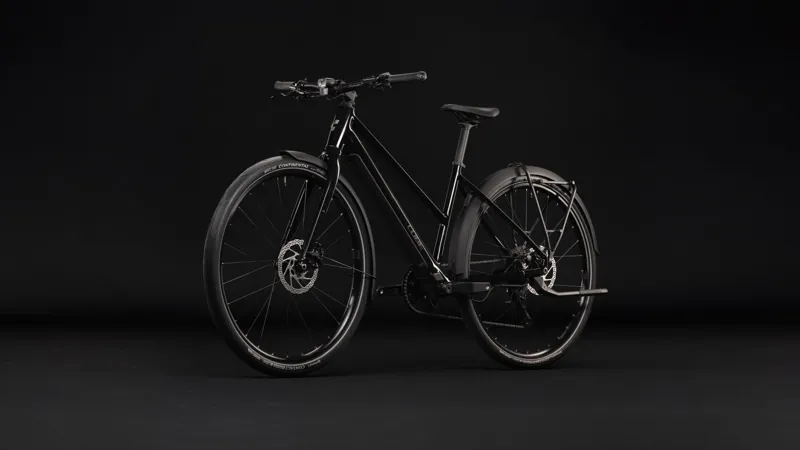 Cube Editor Hybrid One 360 FE Trapeze Electric Aluminium bike 2027 in Black/Irongrey-1