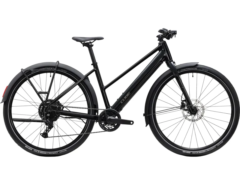 Cube Editor Hybrid One 360 FE Trapeze Electric Aluminium bike 2027 in Black/Irongrey