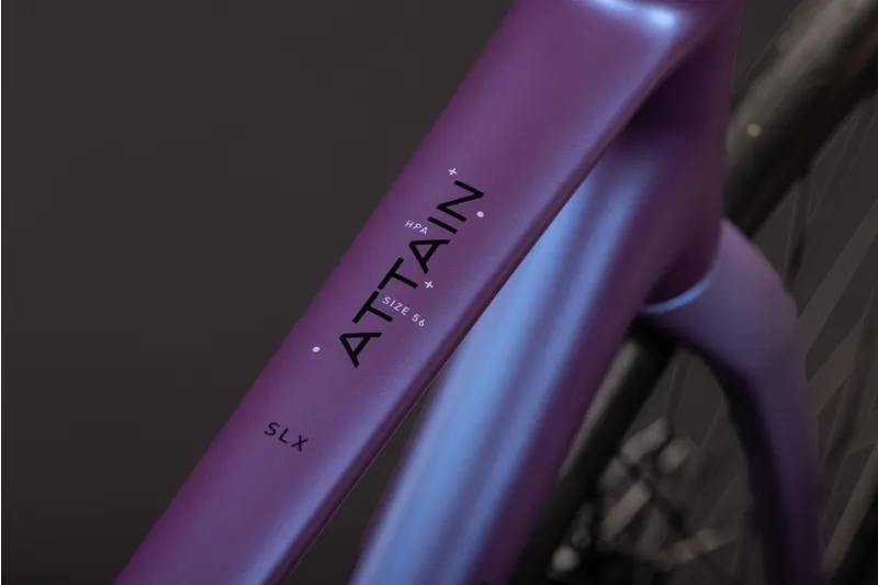 Cube Attain SLX Carbon Road bike 2027 in Blueiris/Black-8