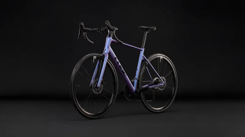 Cube Attain SLX Carbon Road bike 2027 in Blueiris/Black-3