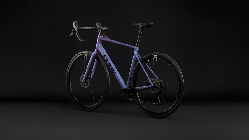 Cube Attain SLX Carbon Road bike 2027 in Blueiris/Black-2