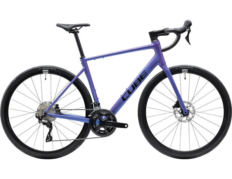 Cube Attain SLX Carbon Road bike 2027 in Blueiris/Black