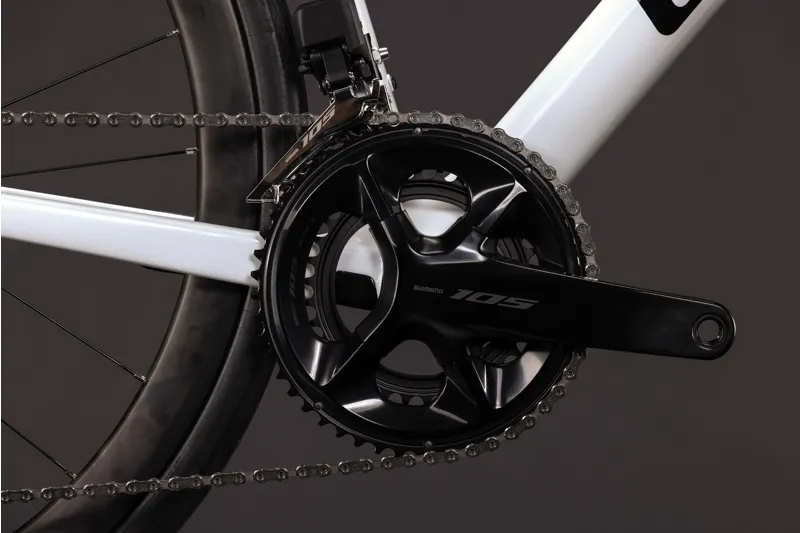 Cube Attain C:62 SLX Carbon Road bike 2027 in Metallicwhite/Black-7