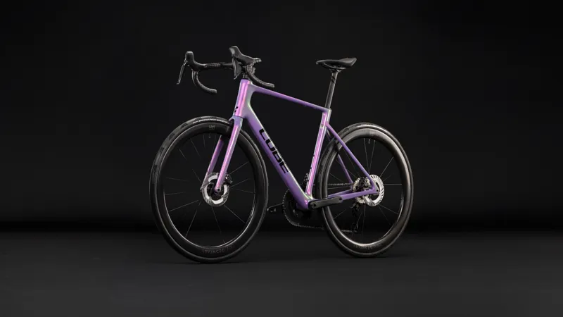 Cube Attain C:62 SLT Carbon Road bike 2027 in Cosmicpurple/Black-2