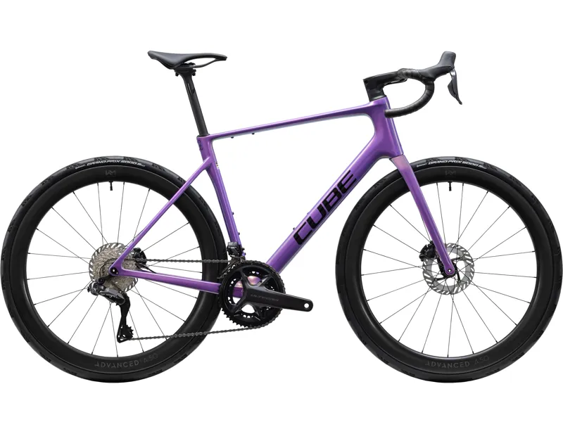 Cube Attain C:62 SLT Carbon Road bike 2027 in Cosmicpurple/Black