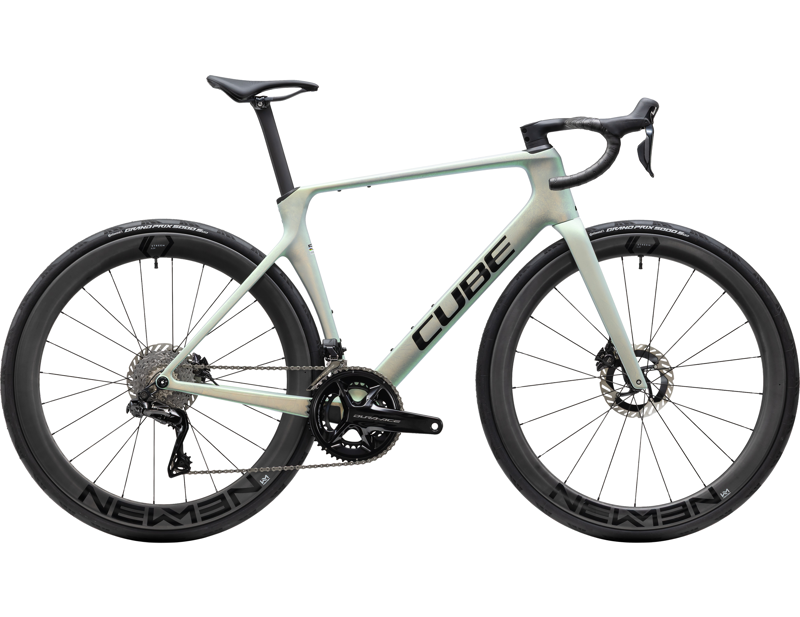 Cube Agree C:62 SLT Di2 Road Bike 2027 in Stormyopal/Black