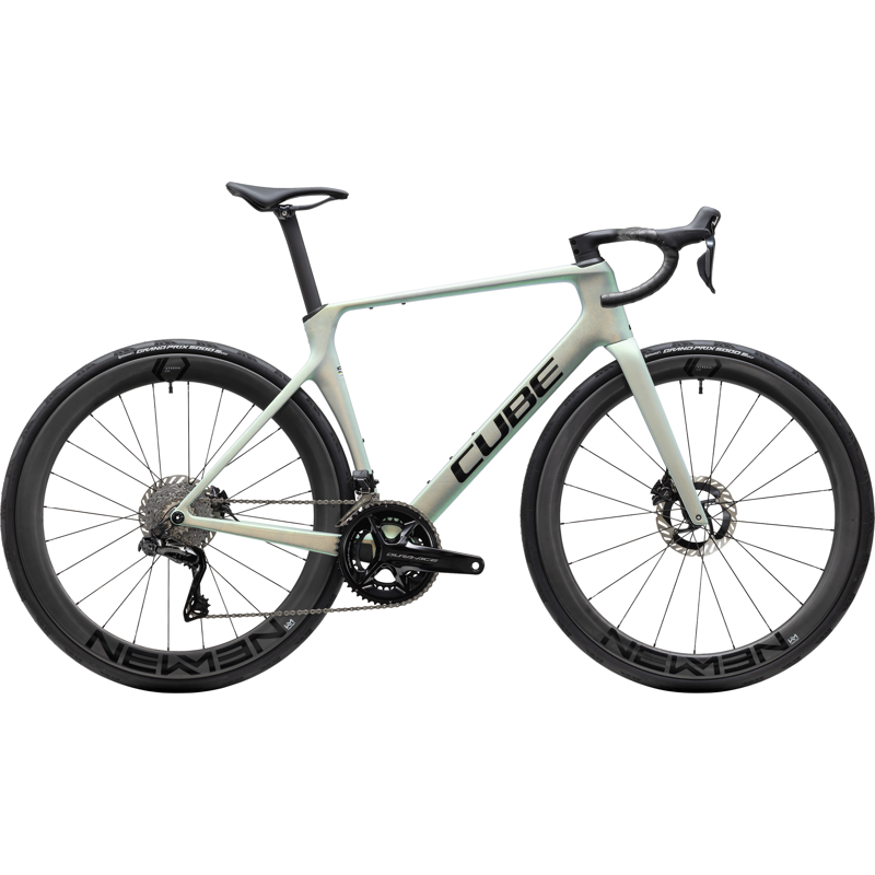 Balfes Bikes Cube Agree C:62 SLT Di2 Road Bike 2027 in Stormyopal/Black | Free postage over £30, £10 off first order, price match & 0% finance.