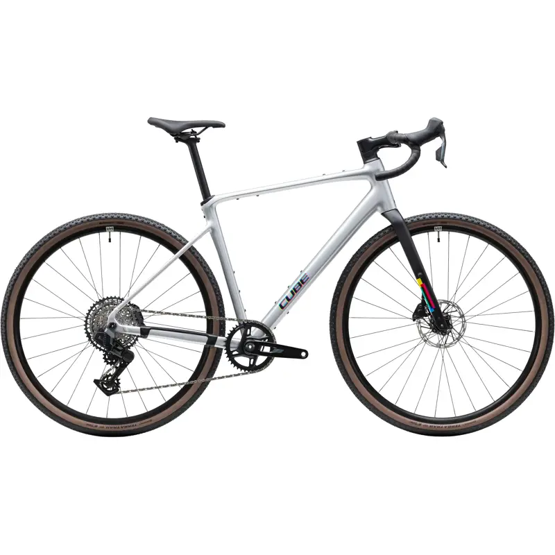 Balfes Bikes Cube Nuroad SLX Aluminium Gravel bike 2027 in Spaceship/Cmyk | Free postage over £30, £10 off first order, price match & 0% finance.