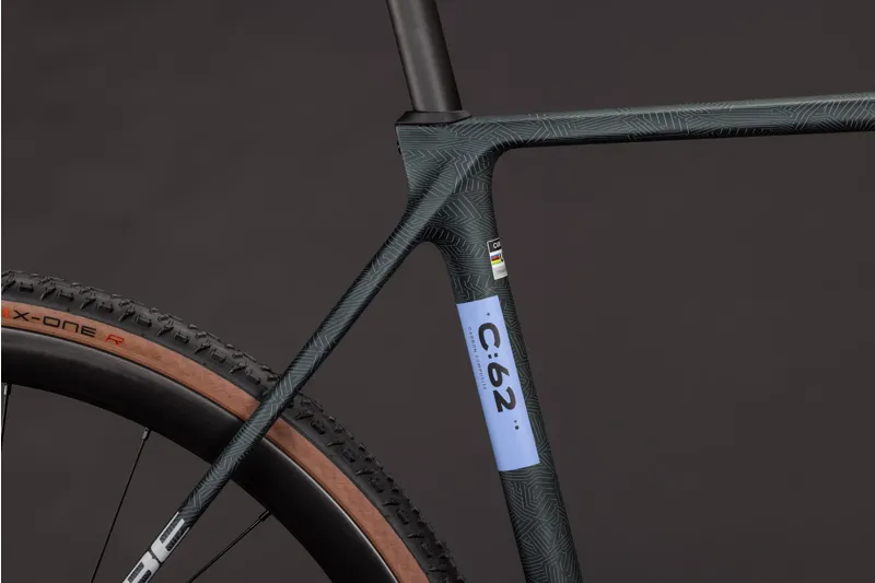 Cube Cross Race C:62 Race Carbon Cross bike 2027 in Grey/Carbon/Crisscross-7