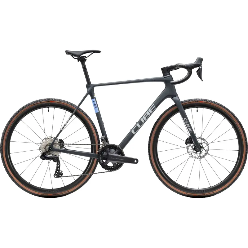 Balfes Bikes Cube Cross Race C:62 Race Carbon Cross bike 2027 in Grey/Carbon/Crisscross | Free postage over £30, £10 off first order, price match & 0% finance.