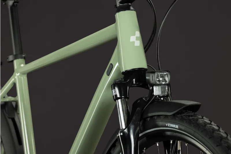 Cube Nature One FE Hybrid Bike 2027 in Almondgreen/Green-5