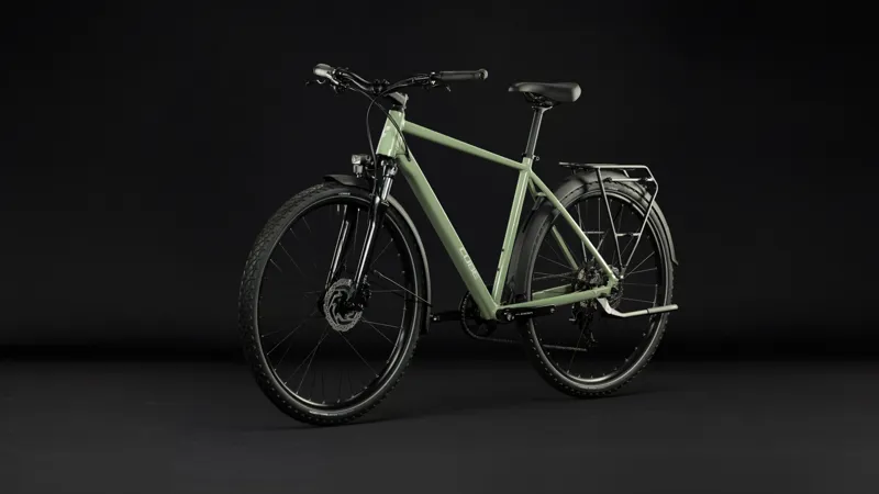 Cube Nature One FE Hybrid Bike 2027 in Almondgreen/Green-1