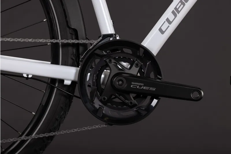 Cube Nature Pro FE Hybrid Bike 2027 in Metallicwhite/Reflex-5