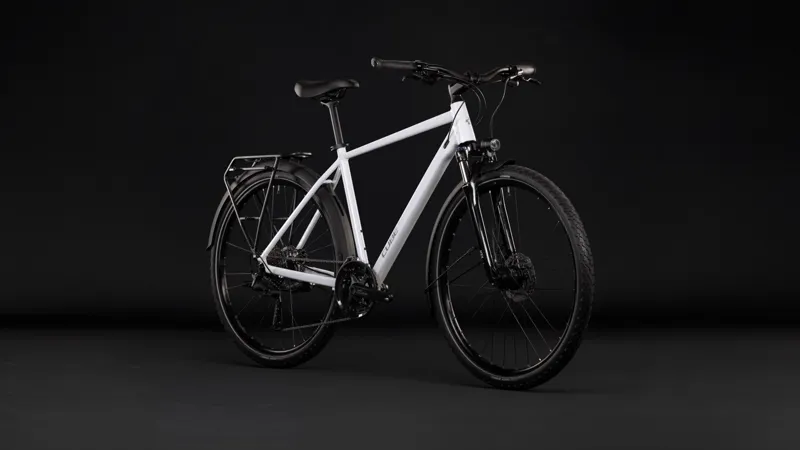 Cube Nature Pro FE Hybrid Bike 2027 in Metallicwhite/Reflex-4