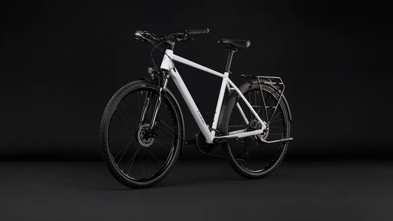 Cube Nature Pro FE Hybrid Bike 2027 in Metallicwhite/Reflex-3
