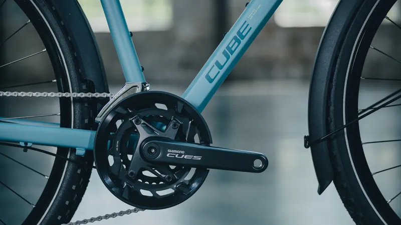Cube Nature Pro FE Hybrid Bike 2027 in Surfblue/Blue-12