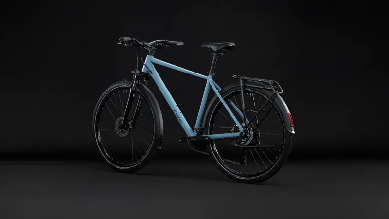 Cube Nature Pro FE Hybrid Bike 2027 in Surfblue/Blue-1