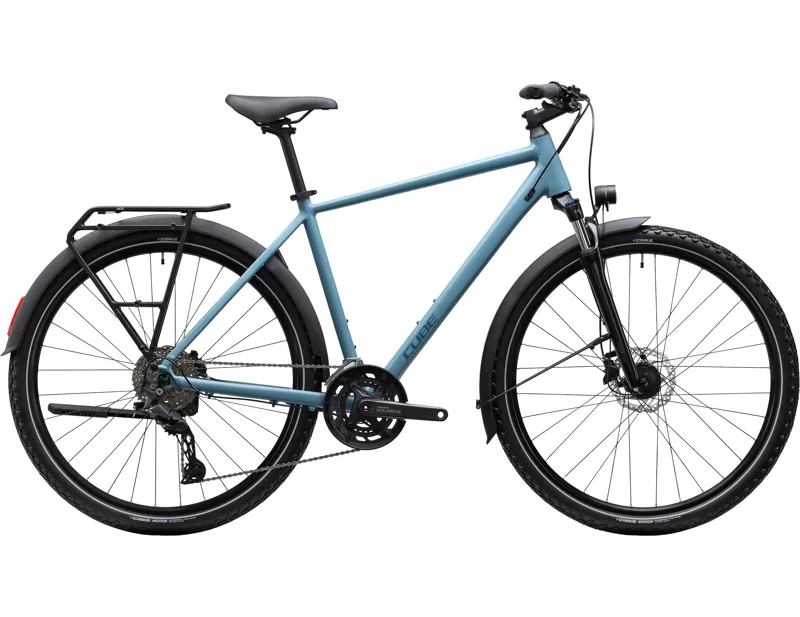Cube Nature Pro FE Hybrid Bike 2027 in Surfblue/Blue