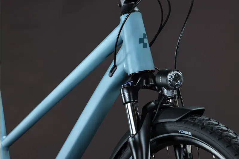 Cube Nature Pro FE Hybrid Bike 2027 in Surfblue/Blue-5