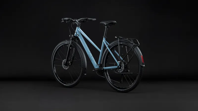 Cube Nature Pro FE Hybrid Bike 2027 in Surfblue/Blue-1