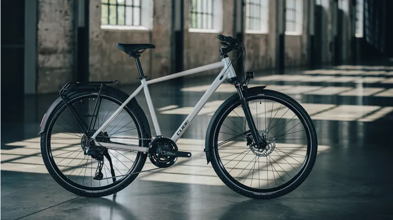 Cube Nature EXC FE Hybrid Bike 2027 in Glintsand/Black-13