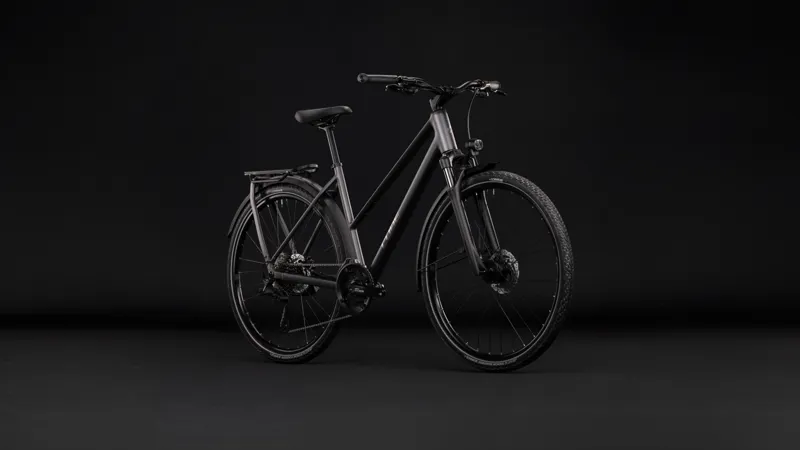 Cube Kathmandu Pro Hybrid Bike 2027 in Slabgrey/Chrome-4