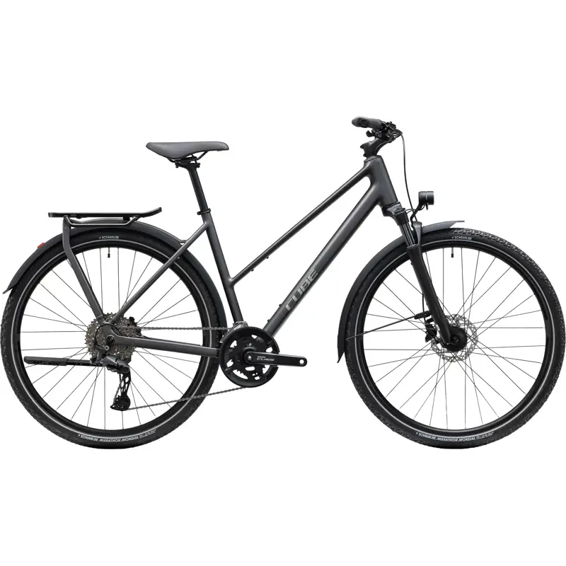 Balfes Bikes Cube Kathmandu Pro Hybrid Bike 2027 in Slabgrey/Chrome | Free postage over £30, £10 off first order, price match & 0% finance.