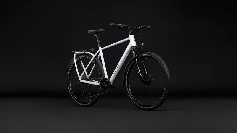 Cube Kathmandu Pro Hybrid Bike 2027 in Metallicwhite/Chrome-2